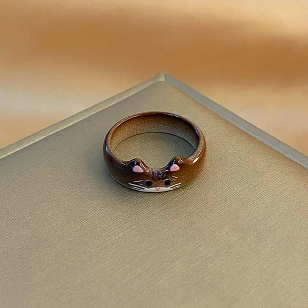 Clay Cat Rings