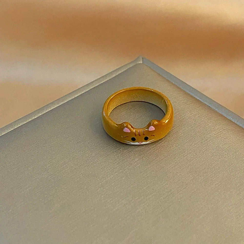 Clay Cat Rings