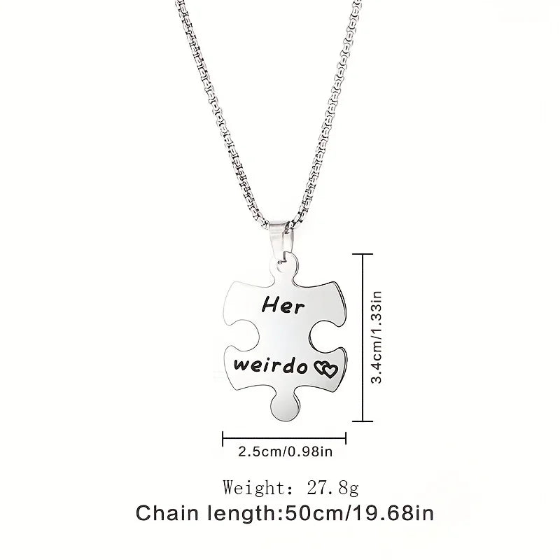 Puzzle Pendant Necklaces